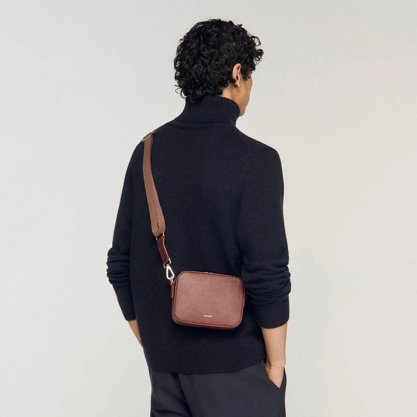 Small reconstituted leather bag Small reconstituted leather bag