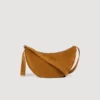 Small zipped split leather hobo Small zipped split leather hobo