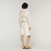Smocked linen shirt Smocked linen shirt
