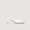 Smooth leather heeled mules Smooth leather heeled mules