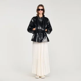 Smooth leather jacket