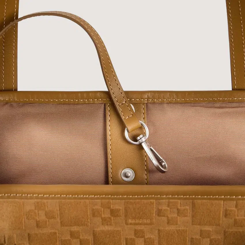Split leather shopping bag Split leather shopping bag