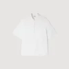 Square Cross cotton jacquard shirt Square Cross cotton jacquard shirt