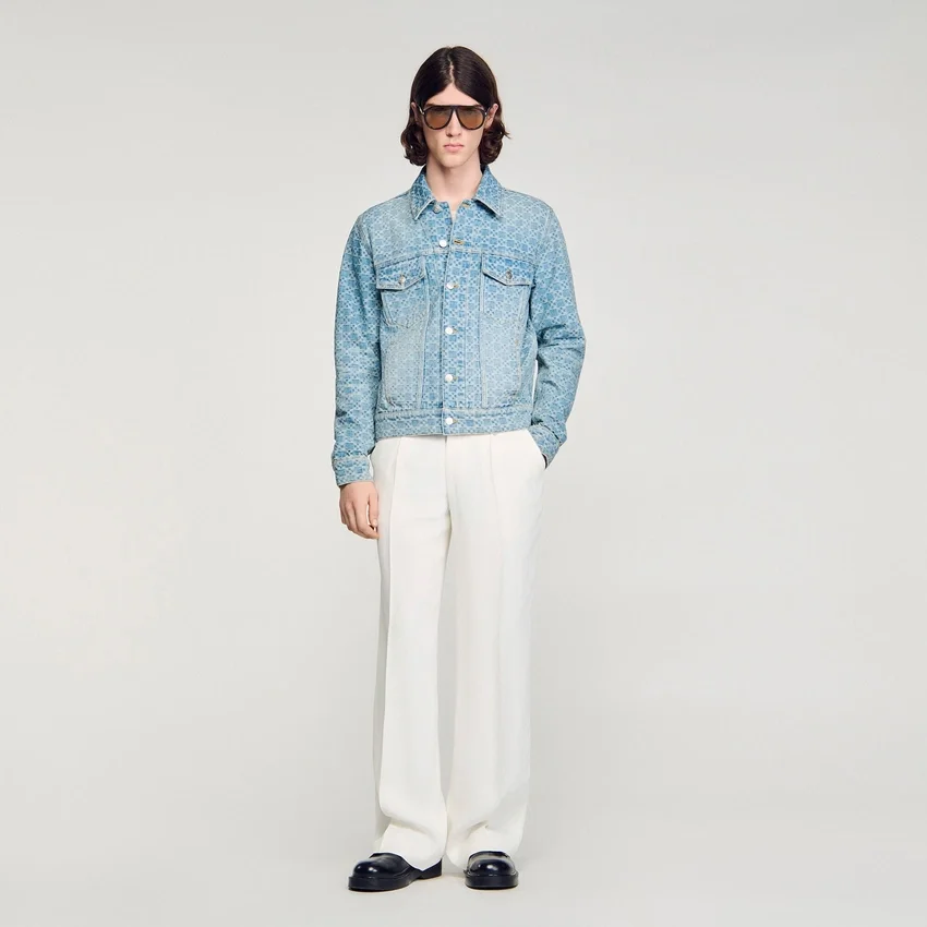 Square Cross denim jacket Square Cross denim jacket