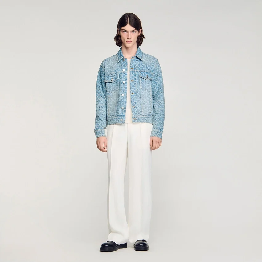 Square Cross denim jacket Square Cross denim jacket