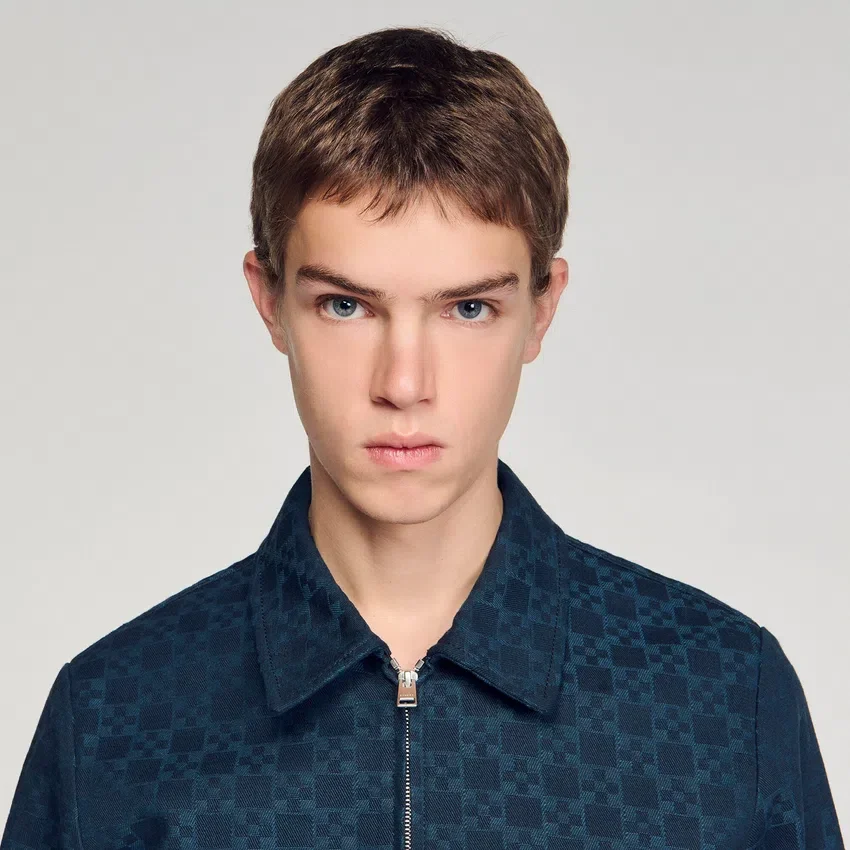 Square Cross denim jacket Square Cross denim jacket