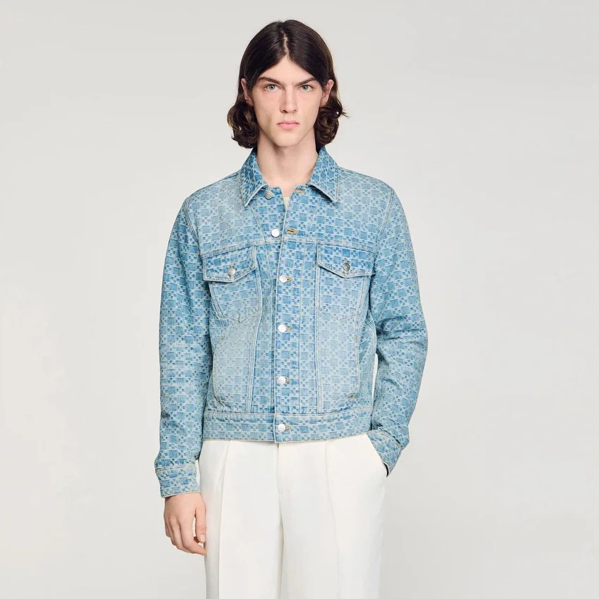Square Cross denim jacket Square Cross denim jacket