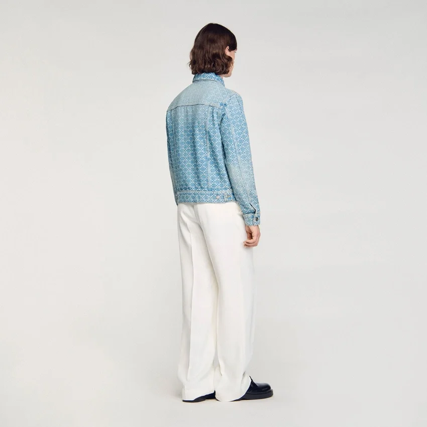 Square Cross denim jacket Square Cross denim jacket