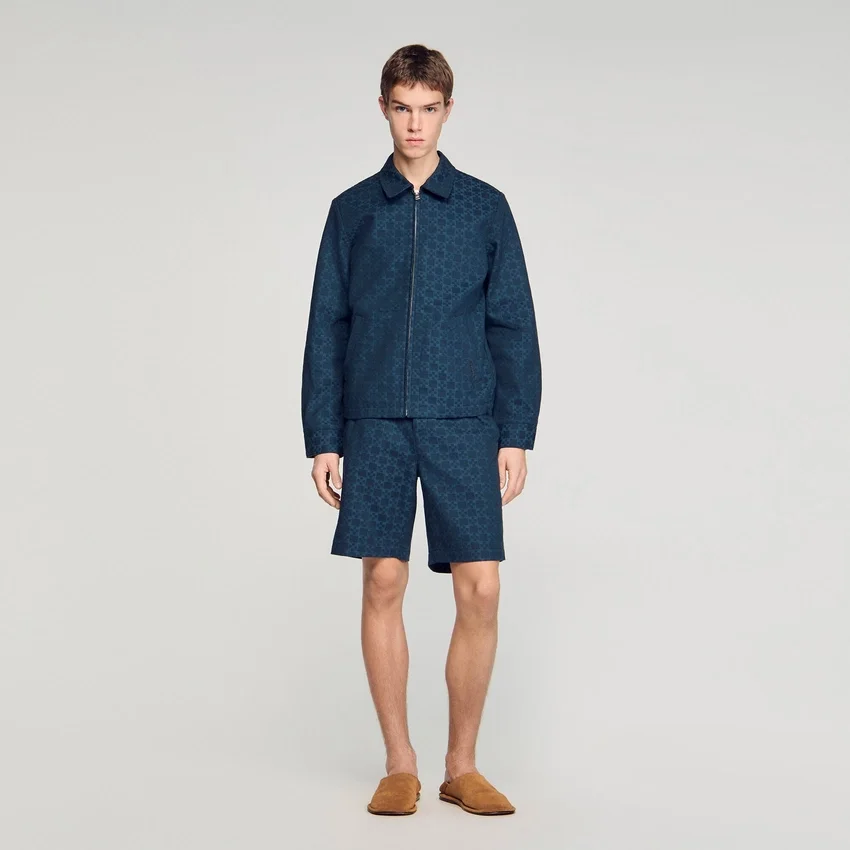 Square Cross denim shorts Square Cross denim shorts