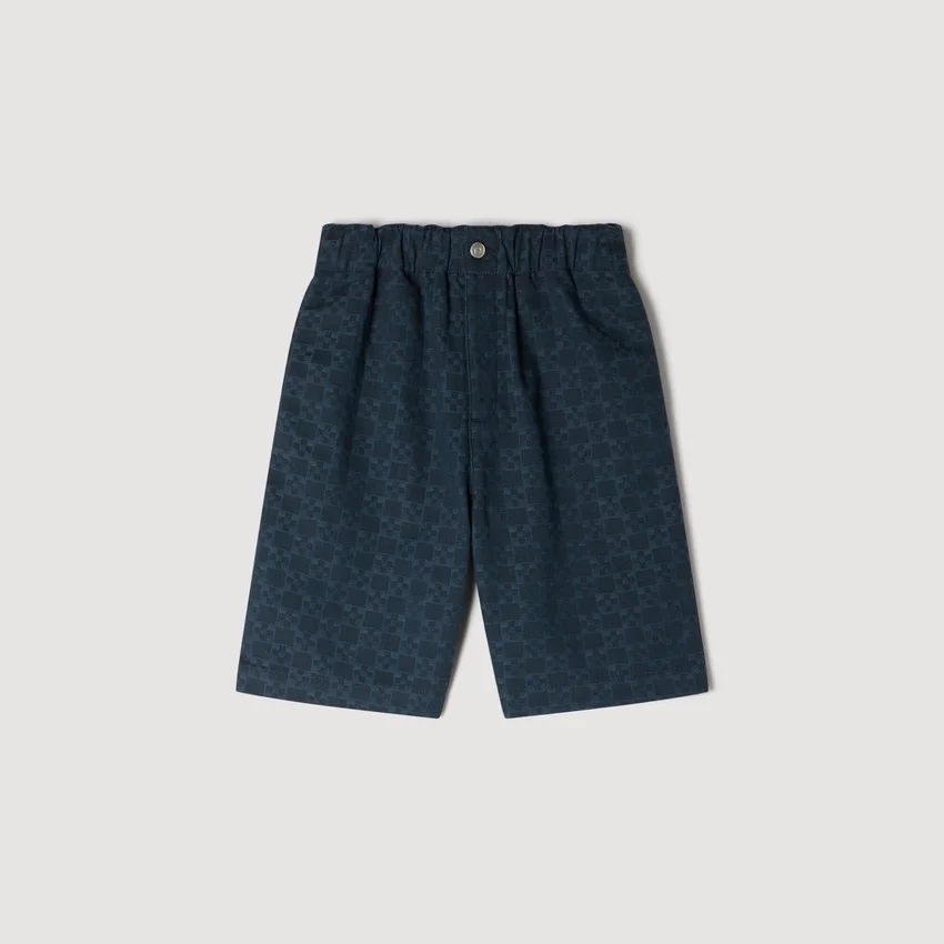Square Cross denim shorts Square Cross denim shorts