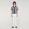 Square Cross jacquard shirt Square Cross jacquard shirt