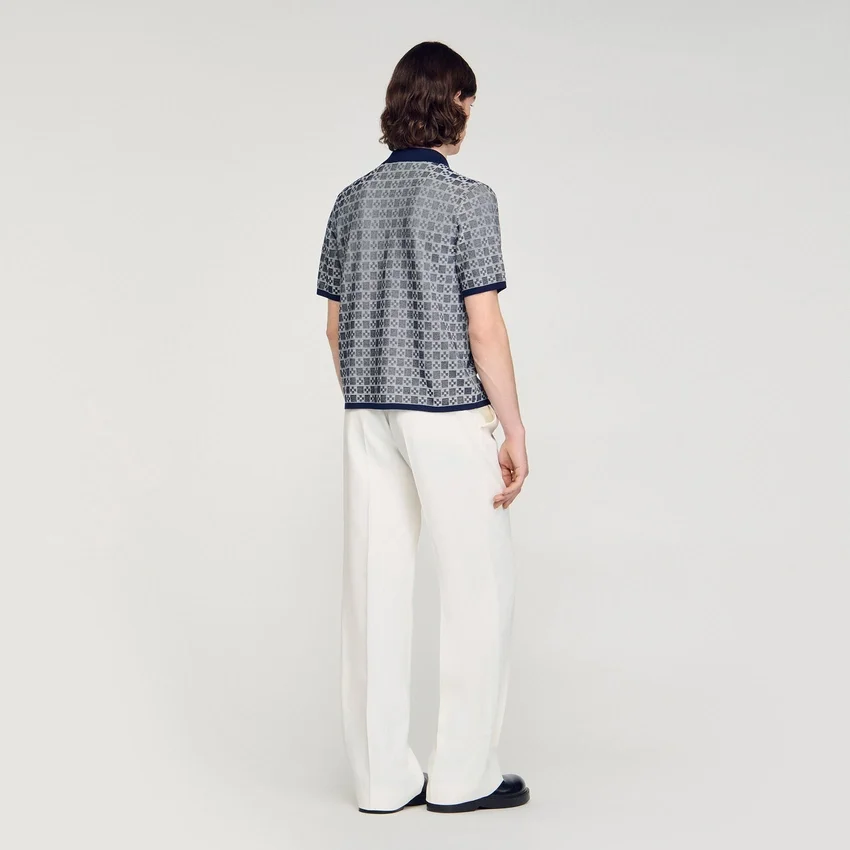 Square Cross jacquard shirt Square Cross jacquard shirt