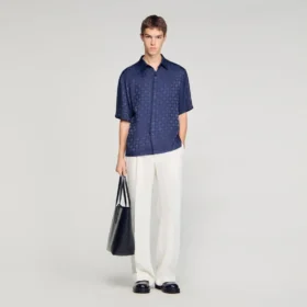 Square Cross loose-fit shirt