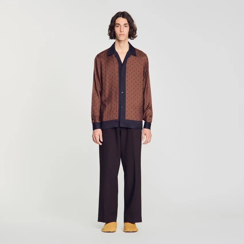 Square Cross motif shirt Square Cross motif shirt