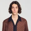 Square Cross motif shirt Square Cross motif shirt
