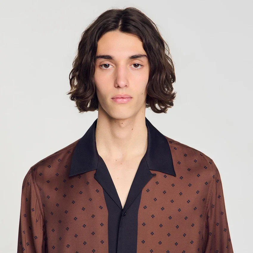 Square Cross motif shirt Square Cross motif shirt
