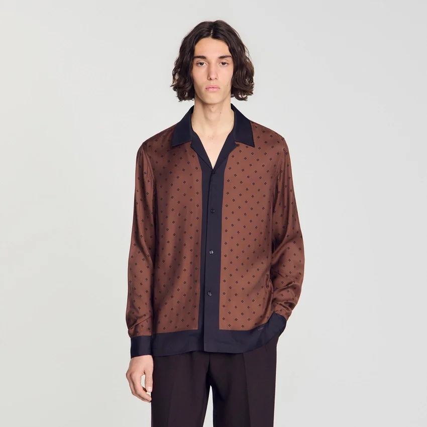 Square Cross motif shirt Square Cross motif shirt