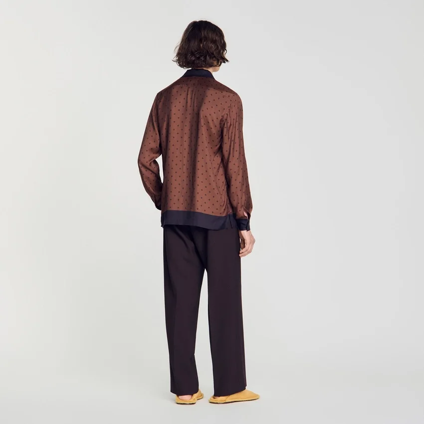 Square Cross motif shirt Square Cross motif shirt
