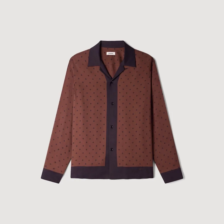 Square Cross motif shirt Square Cross motif shirt