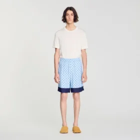 Square Cross patterned shorts