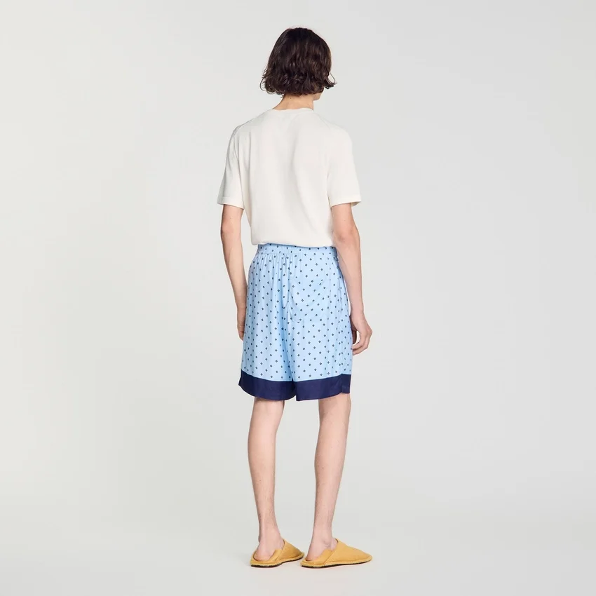 Square Cross patterned shorts Square Cross patterned shorts