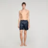 Square Cross swim shorts