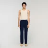 Straight-leg linen trousers Straight-leg linen trousers