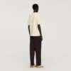 Stretch knit polo shirt
