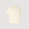 Stretch knit polo shirt