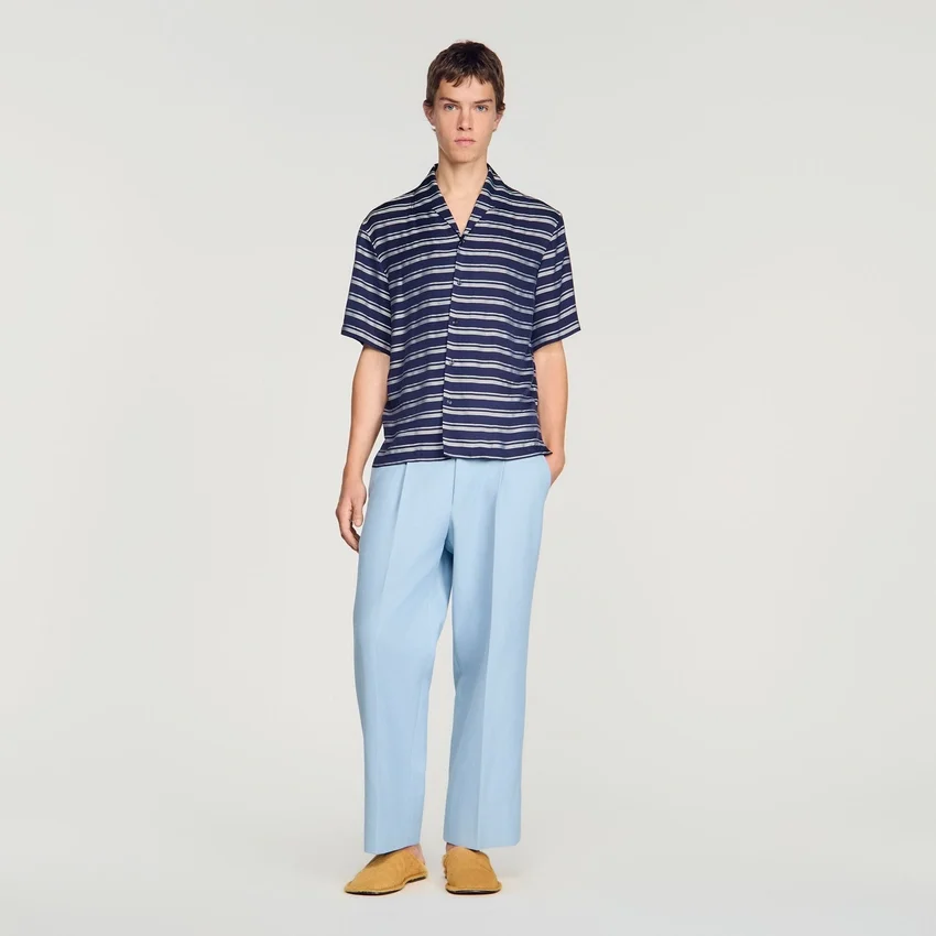 Striped boat neck shirt Striped boat neck shirt