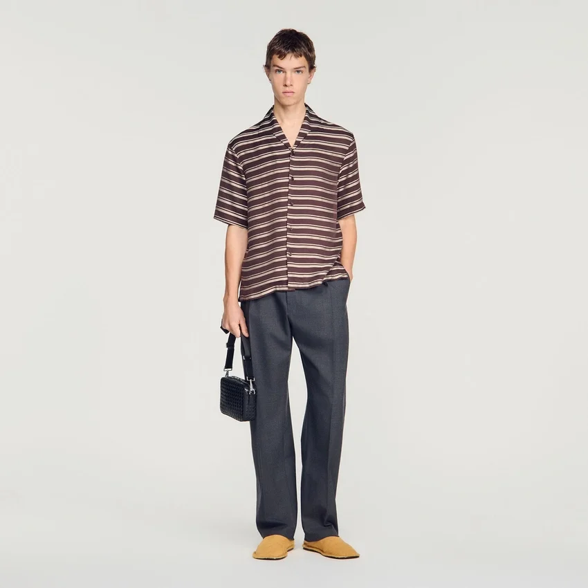 Striped boat neck shirt Striped boat neck shirt