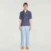 Striped boat neck shirt Striped boat neck shirt