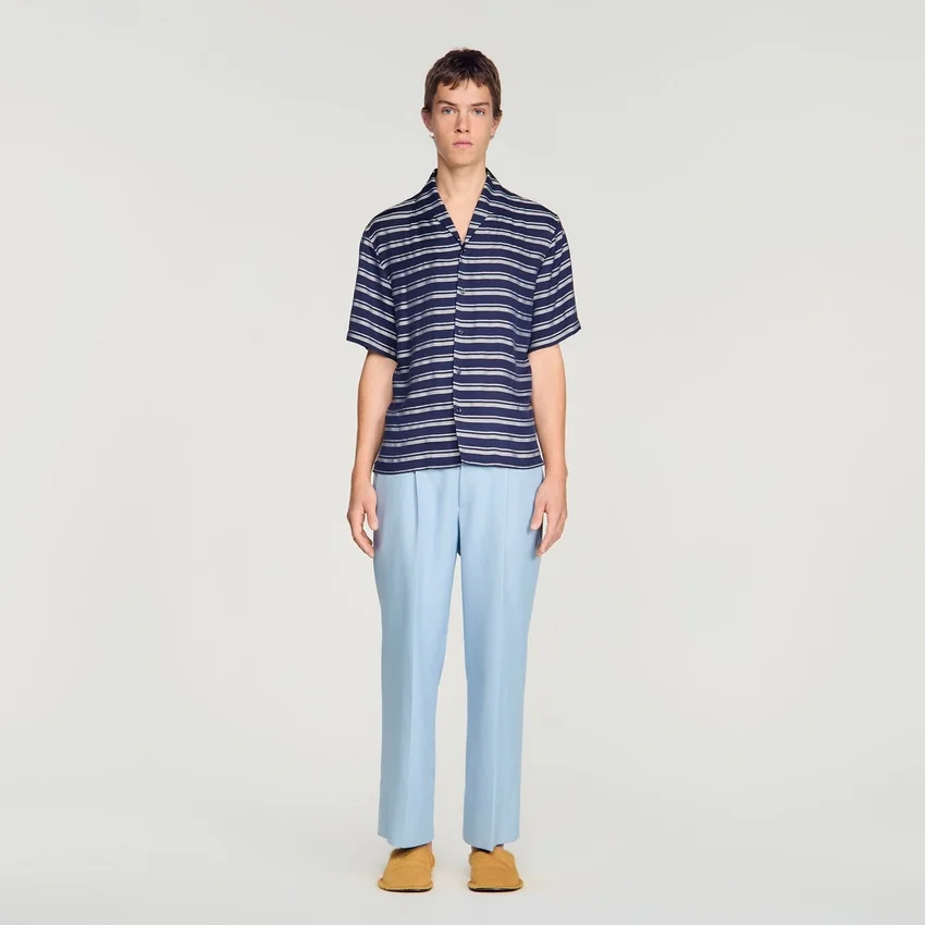 Striped boat neck shirt Striped boat neck shirt