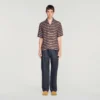 Striped boat neck shirt Striped boat neck shirt