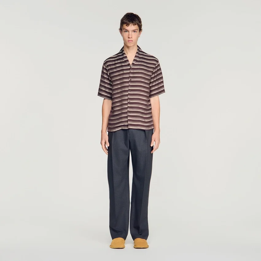 Striped boat neck shirt Striped boat neck shirt
