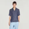 Striped boat neck shirt Striped boat neck shirt
