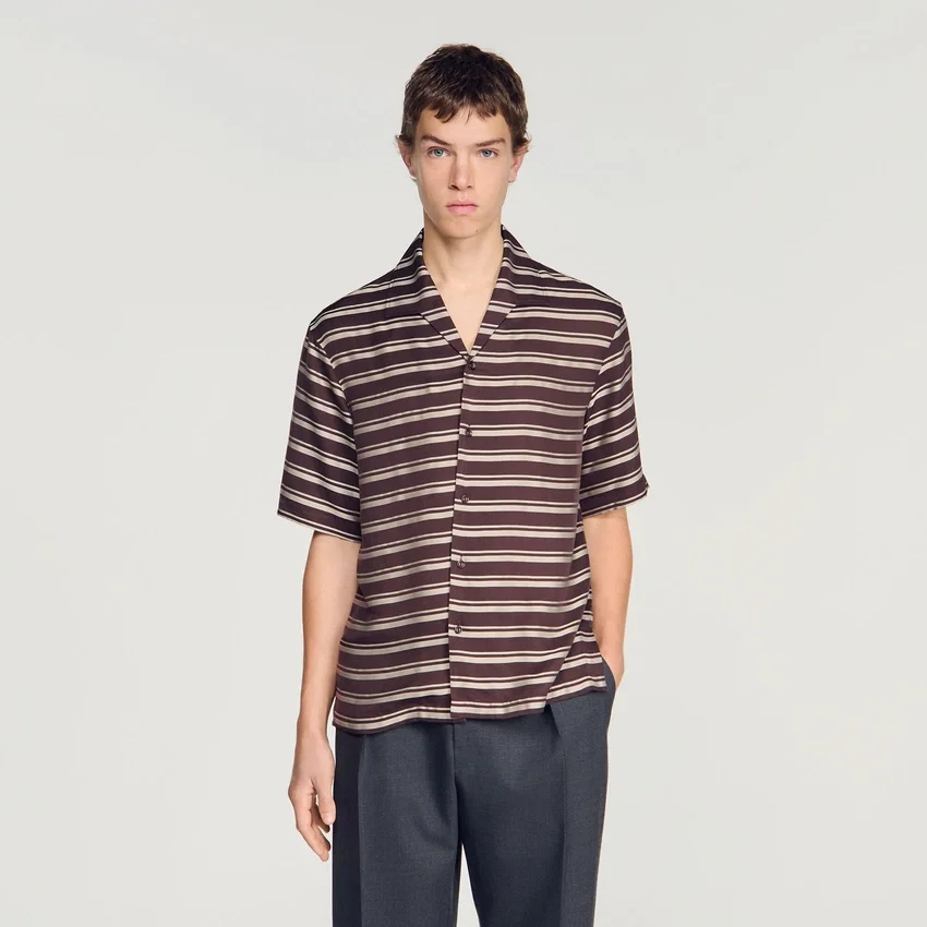 Striped boat neck shirt Striped boat neck shirt