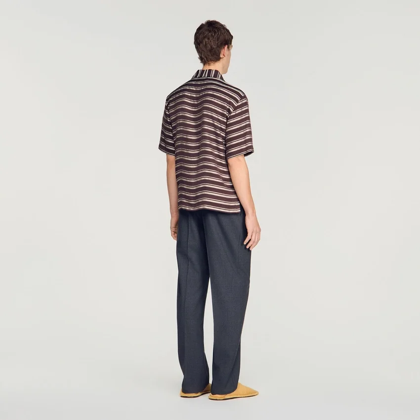 Striped boat neck shirt Striped boat neck shirt