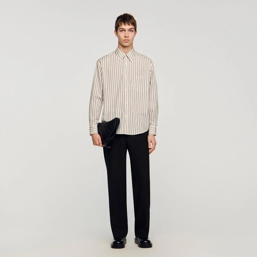 Striped cotton shirt Striped cotton shirt