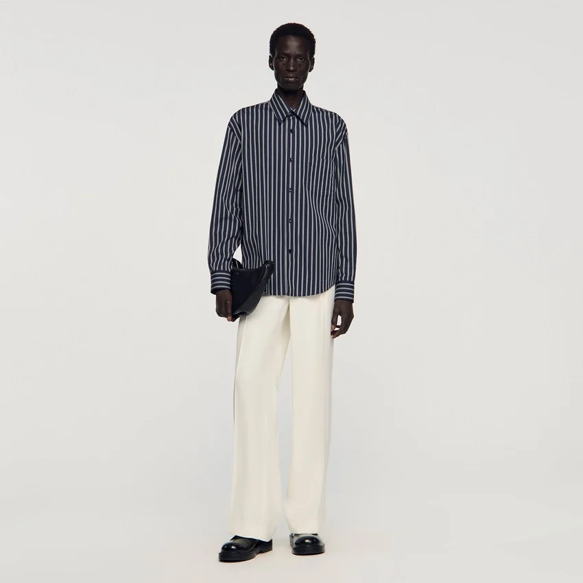 Striped cotton shirt Striped cotton shirt