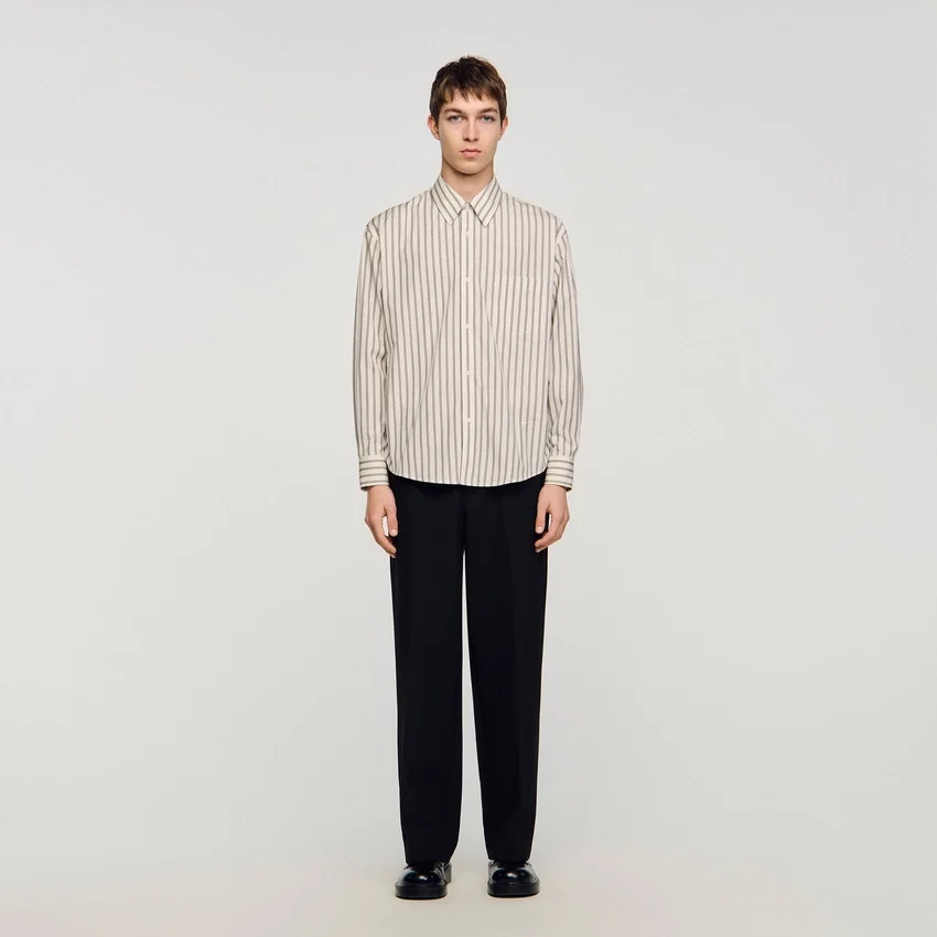 Striped cotton shirt Striped cotton shirt