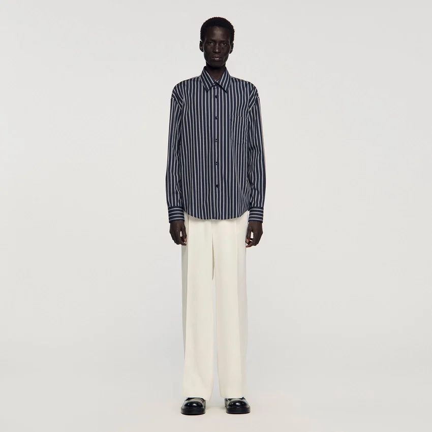 Striped cotton shirt Striped cotton shirt