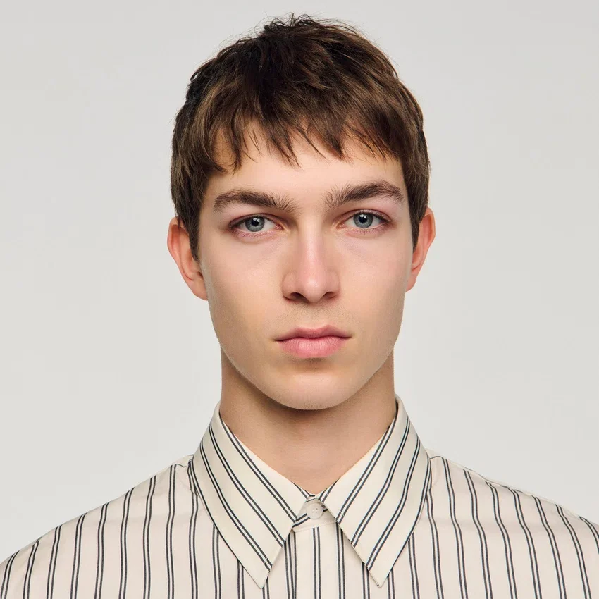Striped cotton shirt Striped cotton shirt