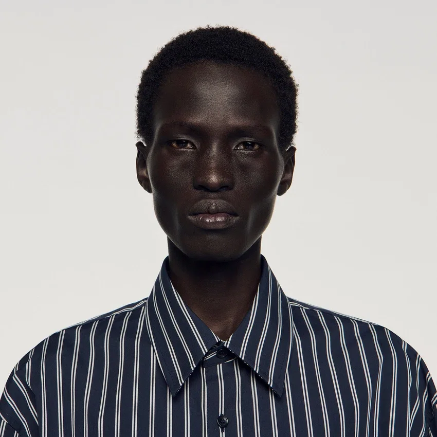 Striped cotton shirt Striped cotton shirt