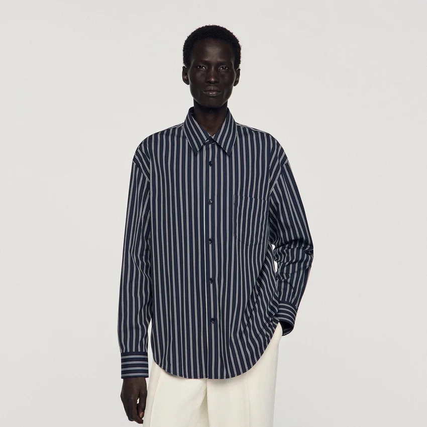 Striped cotton shirt Striped cotton shirt
