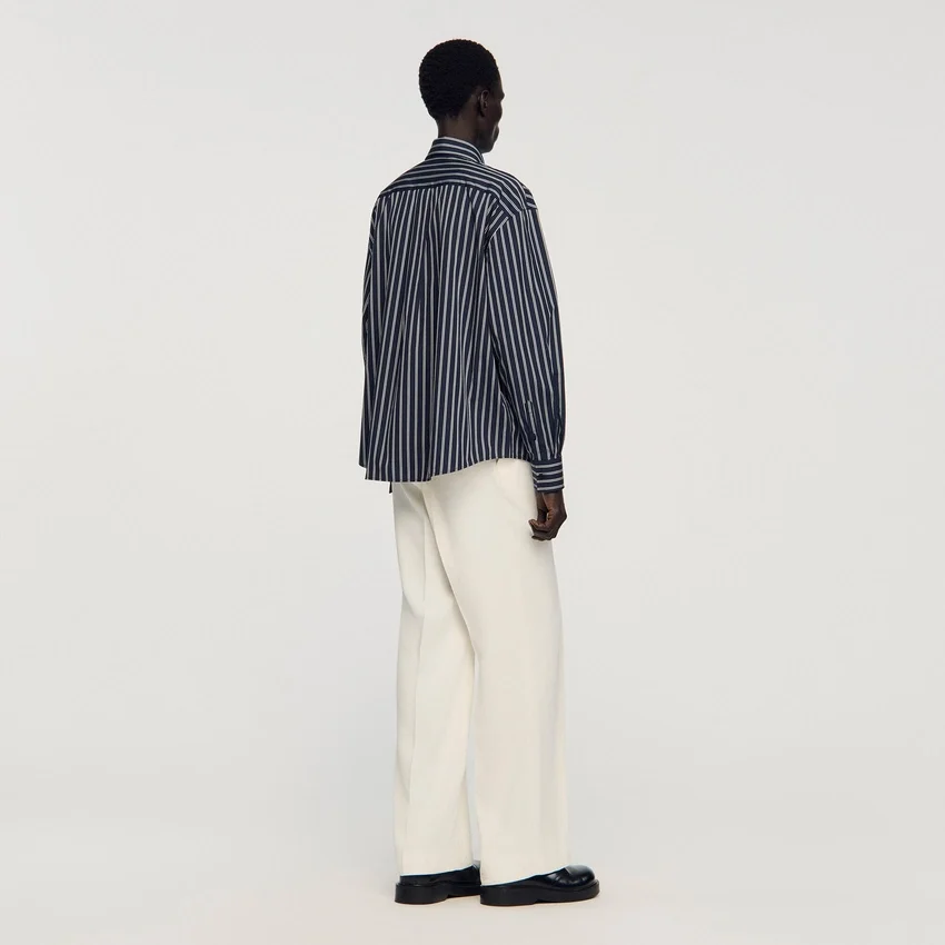 Striped cotton shirt Striped cotton shirt