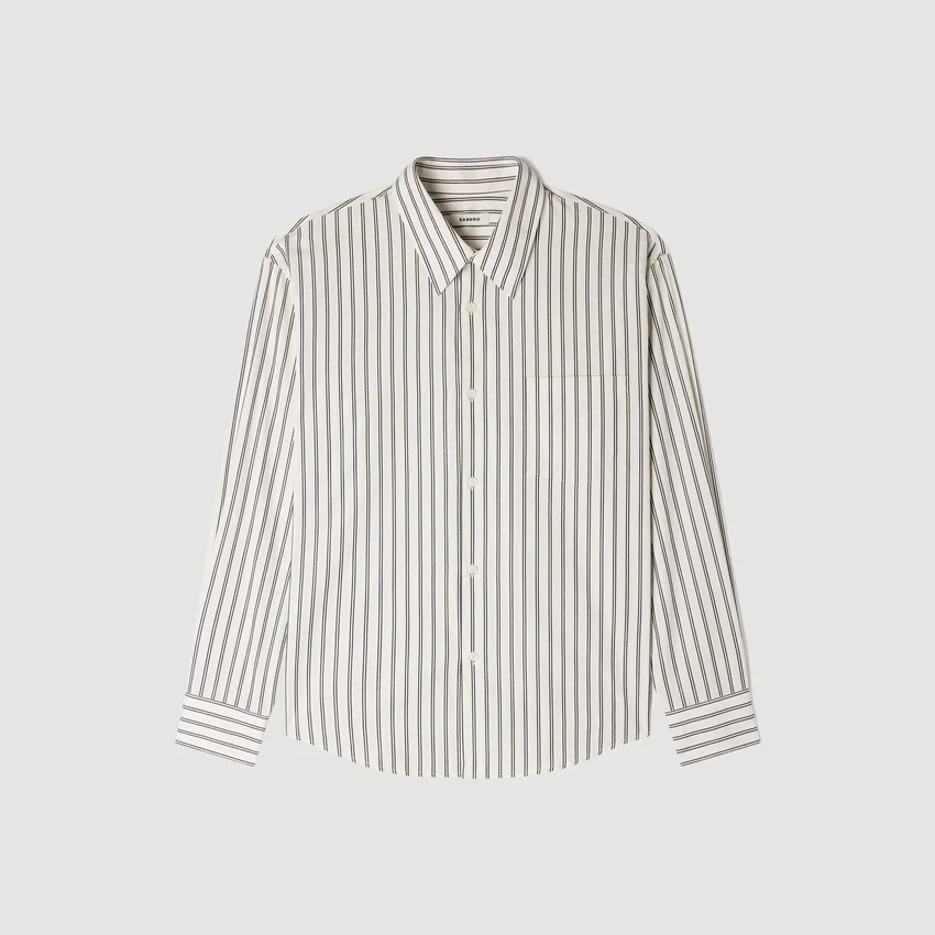 Striped cotton shirt Striped cotton shirt