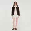 Striped cotton skort Striped cotton skort
