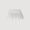 Striped cotton skort Striped cotton skort