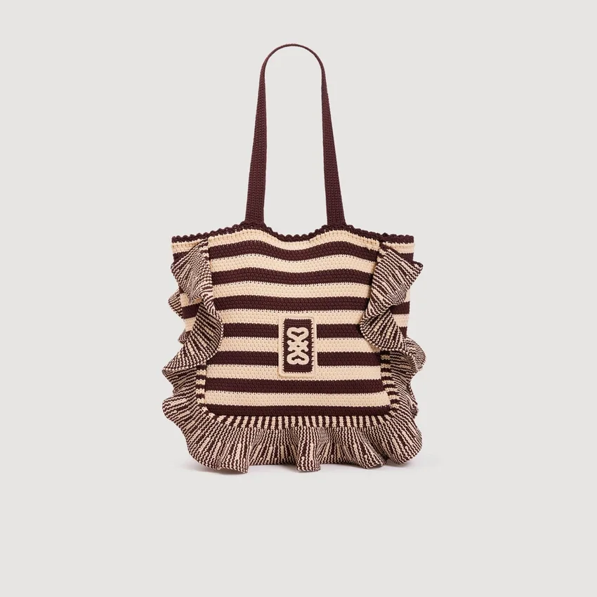 Striped crochet bag Striped crochet bag